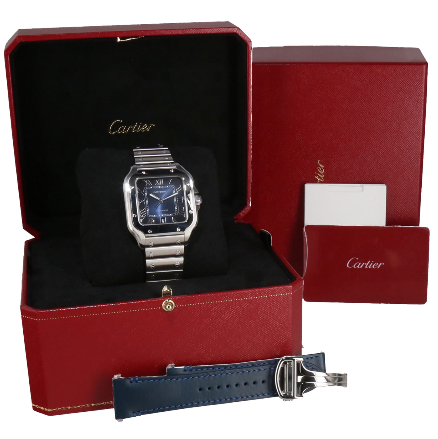Cartier Santos Blue XL